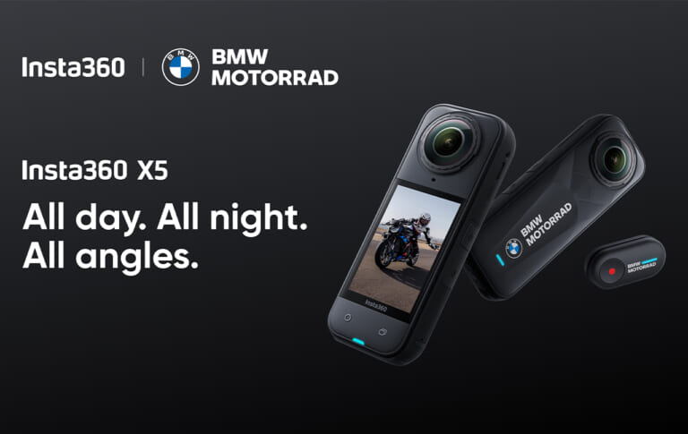 Insta360 X5 BMW Motorrad板｜「この機能マジで最高…」あらゆる車種に装着可能。走行中でも簡単操作。各種モードをボタン1つで切替。Insta360 X5のBMW Motorrad 版がヤバすぎる！