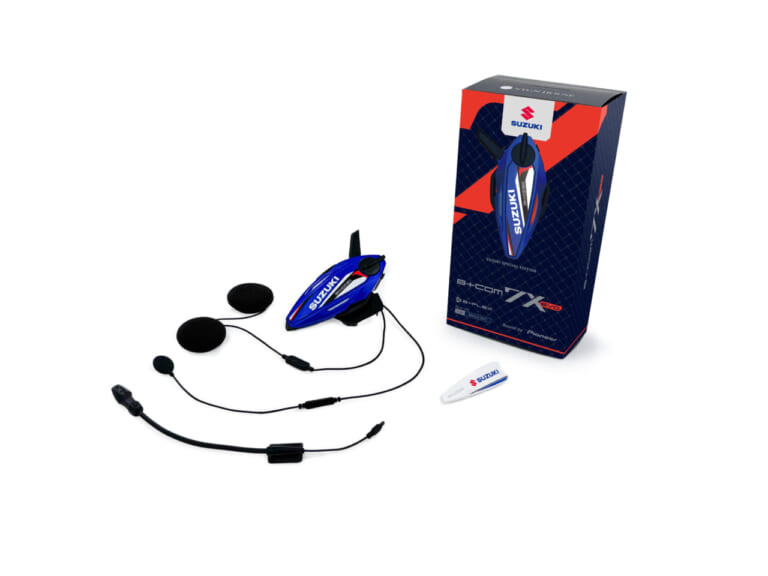 B+COM 7X EVO SUZUKI SPECIAL EDITION｜スズキ乗り歓喜！ 聖杯カラーを纏った最新のB+COMが限定降臨