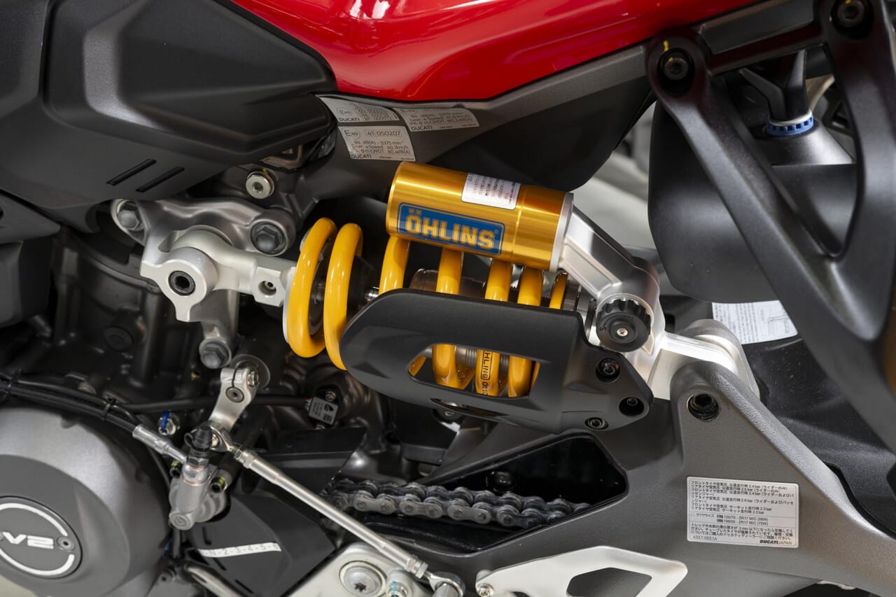 DUCATI｜ストリートファイターV2S｜リアサスペンション｜ドゥカティ専門だからこそできる徹底した高い知識と経験を駆使し魅力を伝達するドゥカティ大阪ノース