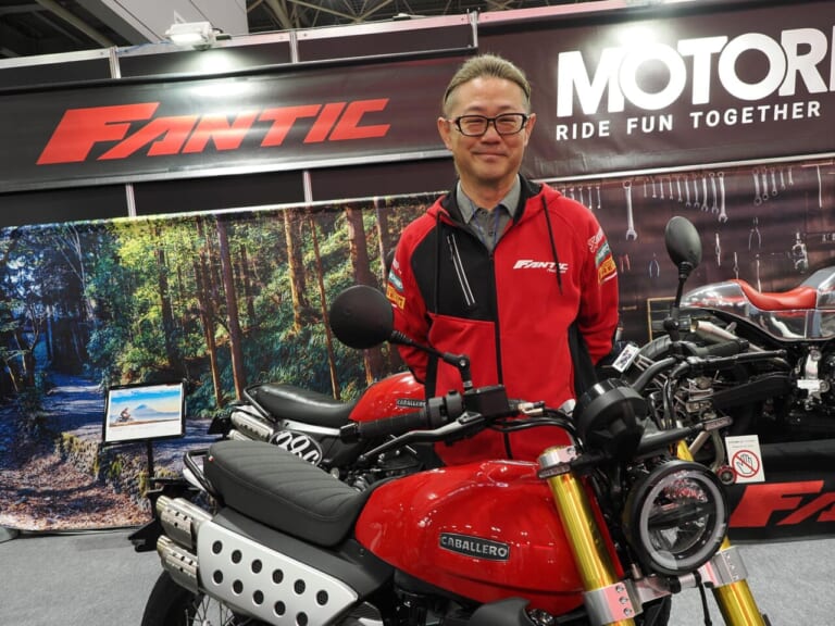シンズファクトリー｜キャバレロスクランブラー500｜モーターサイクルショーで聞いたFantic取扱店のお気にいりの一台×4選