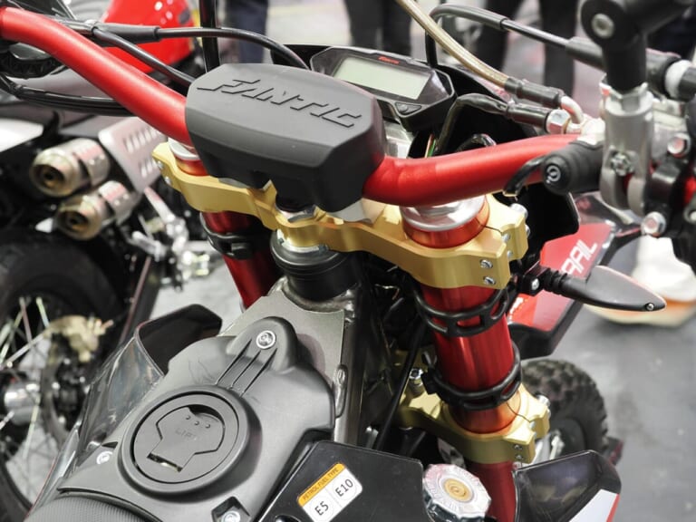 FANTIC｜XEF250Trail｜モーターサイクルショーで聞いたFantic取扱店のお気にいりの一台×4選