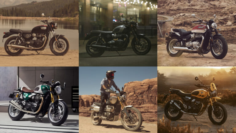 Triumph Modern classic｜BONNEVILLEシリーズから新型Trident 800まで。トライアンフ最新モデルをモーターサイクルショーで体験