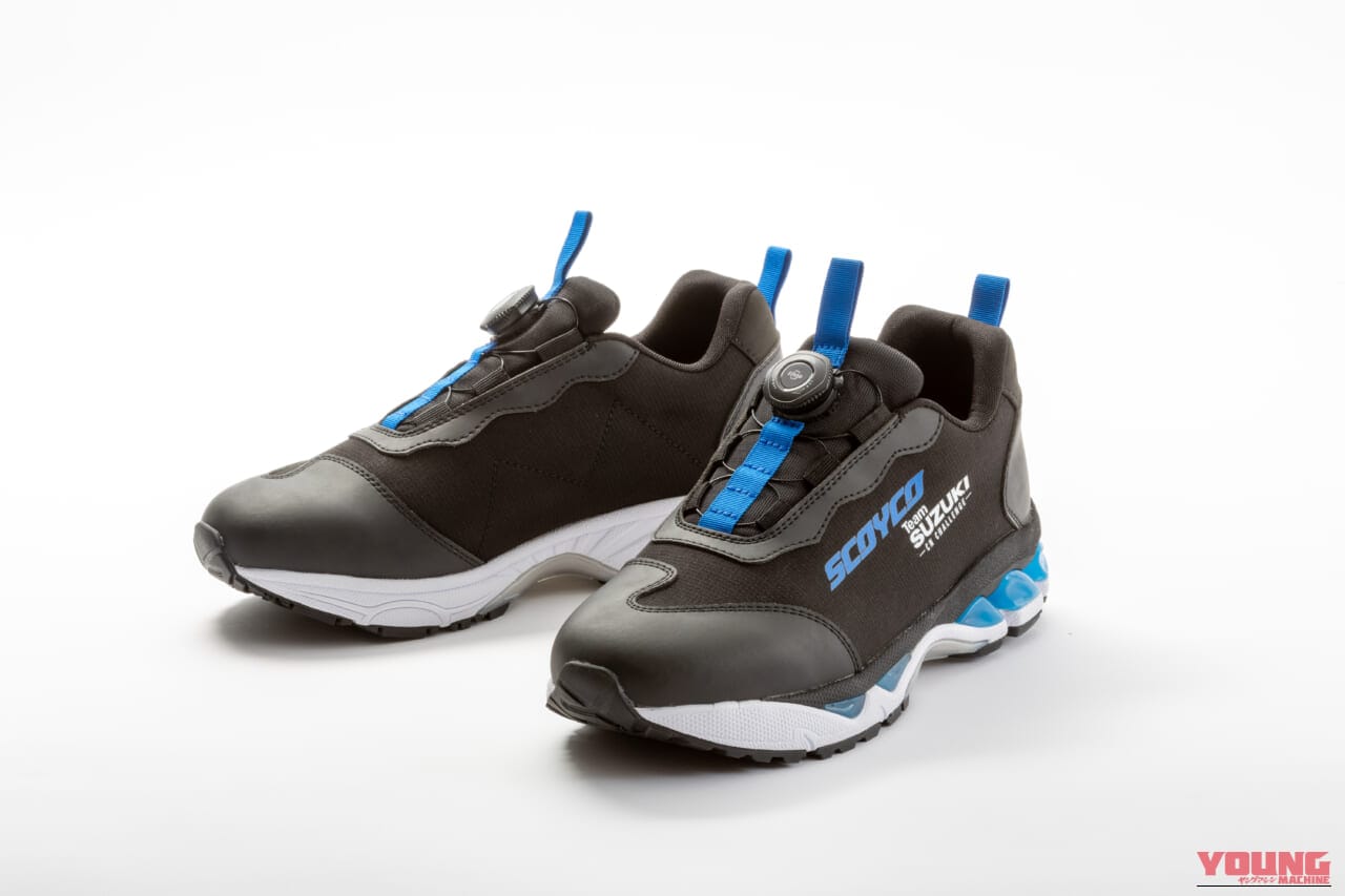 【鈴鹿8耐】スズキファン必見の限定140足。プロテクターとダイヤル式レースを備えた実戦仕様のスコイコ製シューズを手に入れよう｜【鈴鹿8耐】スズキファン必見の限定140足。プロテクターとダイヤル式レースを備えた実戦仕様のスコイコ製シューズを手に入れよう