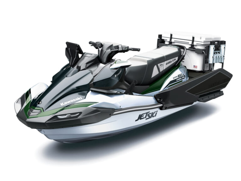 JET SKI ULTRA 160LX-S ANGLER（ジェットスキー ウルトラ 160LX-S アングラー）［カワサキモータースジャパン］｜「えっ…コレってアリなの…？」バイクに乗ったまま魚釣り。「その発想はなかったわ…」 魚群探知機もついたスゴいモデルをなんとKawasakiが発売！
