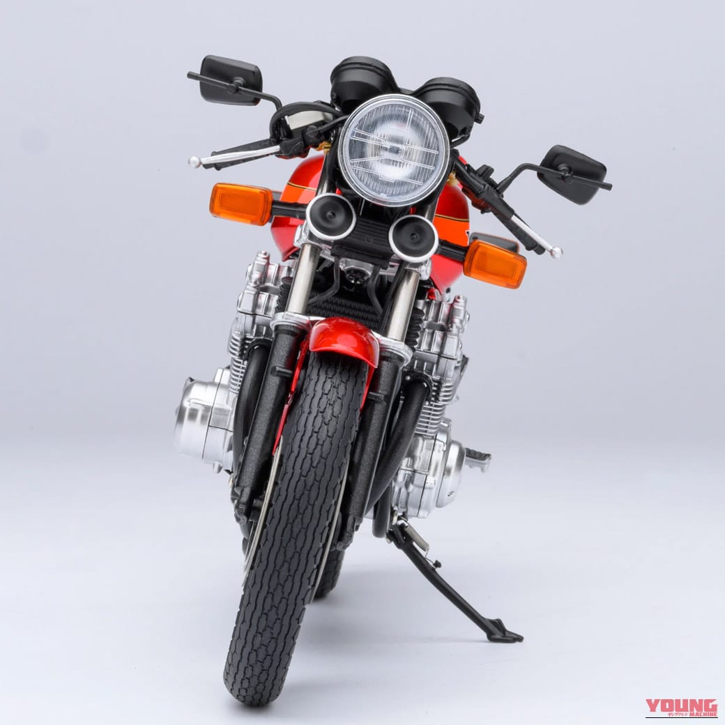 |「ウソだろ…コレ実車じゃないの?」「異次元のリアルさ…」伝説のバイク漫画に登場する人気モデルを1/12スケールで再現。Honda CB750F