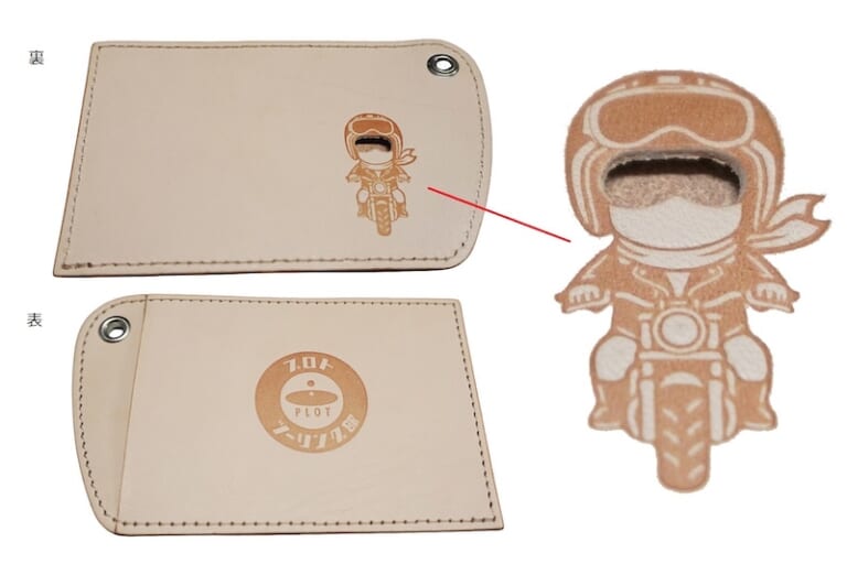 プロト_レザー免許証入れ｜【限定180個】プロト「ツーリング部」から初のアニバーサリー刺客！ 遊び心満載のレザー免許証入れがMCS会場に降臨