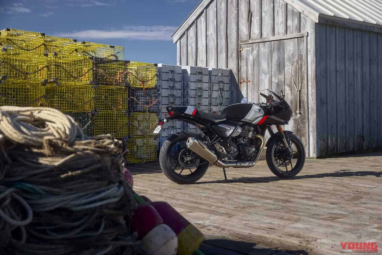 Triumph Thruxton 400|BONNEVILLEシリーズから新型Trident 800まで。トライアンフ最新モデルをモーターサイクルショーで体験