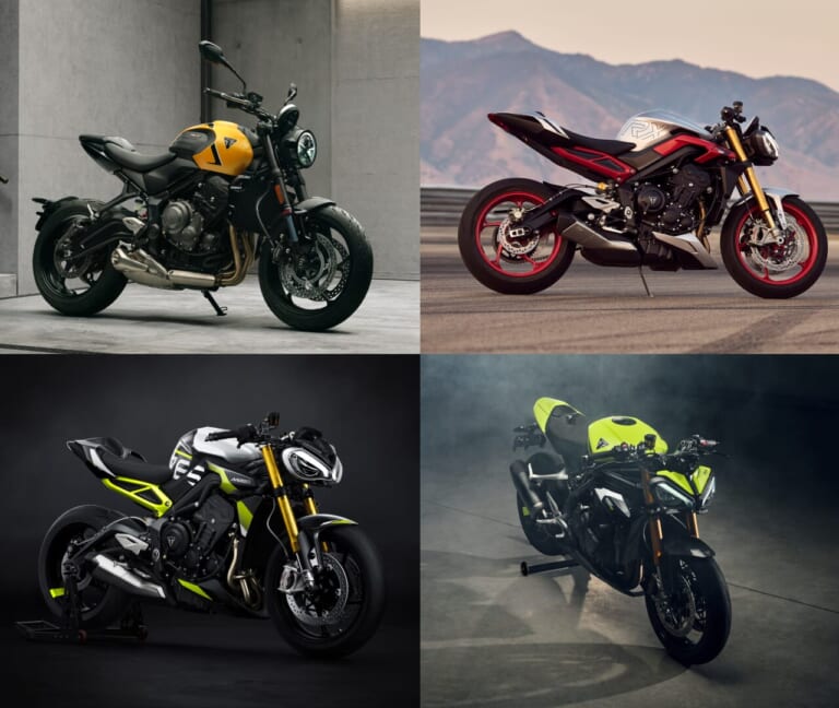 Triumph Roadstar|BONNEVILLEシリーズから新型Trident 800まで。トライアンフ最新モデルをモーターサイクルショーで体験