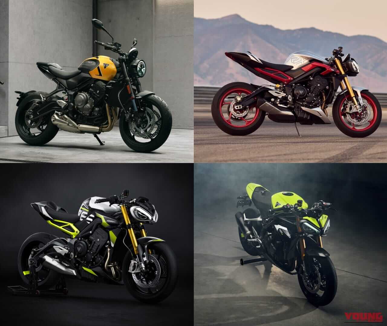 Triumph Roadstar|BONNEVILLEシリーズから新型Trident 800まで。トライアンフ最新モデルをモーターサイクルショーで体験