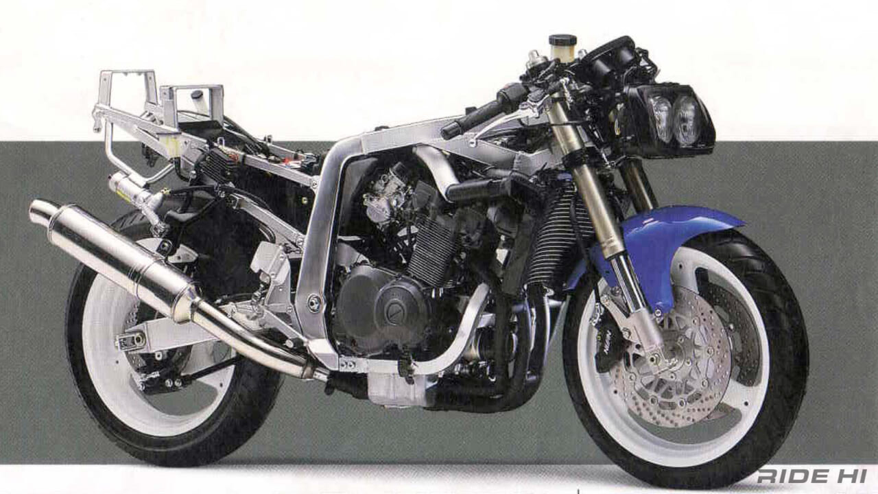 スズキ｜GSX-R400R｜1990-1998年｜「一見すると時代に逆行？」GSX-R400R（GK76A）のツインチューブフレームをダブルクレードルへ戻したスズキが目指すモノ