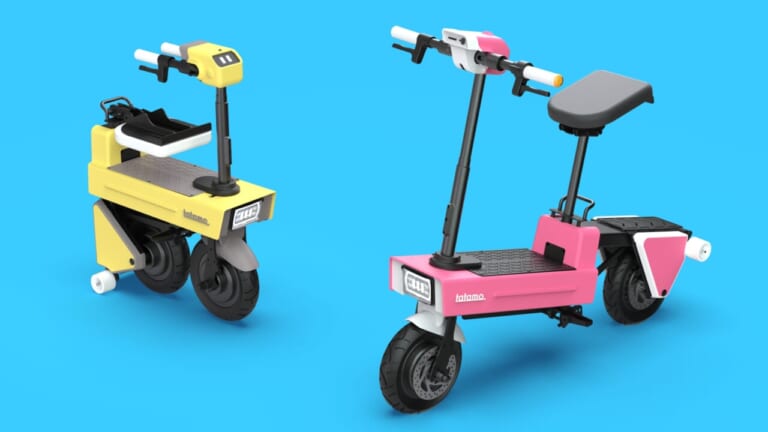 ICOMA tatamo!｜16歳以上免許不要の変形バイクが”自意識”を持つ! タタメルバイクのDNAを継ぐ「tatamo!」の圧倒的ワクワク感