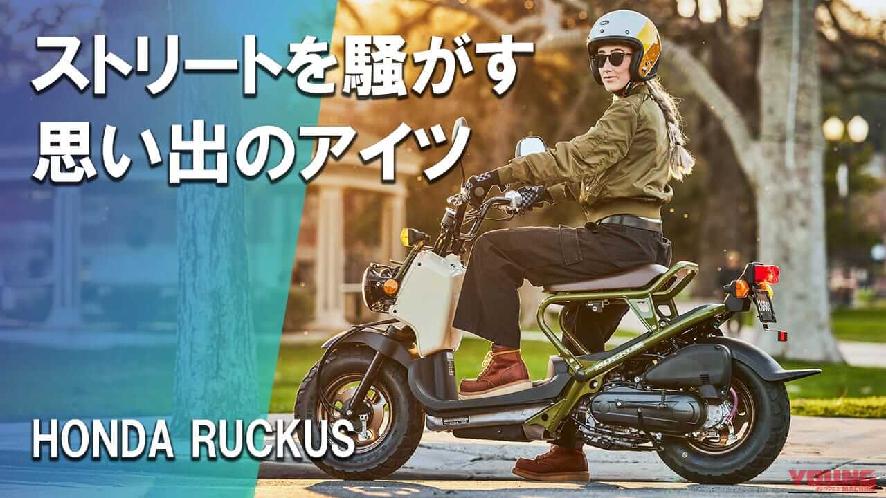【朗報】あの伝説のスクーター「ズーマー」は生きていた! 北米ホンダが放つ「Ruckus」2025年モデルが最高にクールな理由