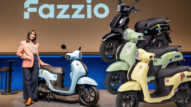 “パワーアシスト”で発進加速を強化！ ヤマハが原付二種のレトロスクーター「FAZZIO」を正式発表