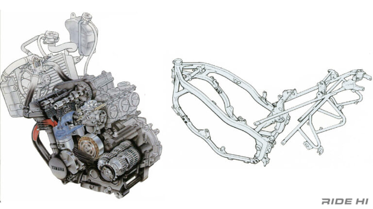 ヤマハ｜FZ400R｜1984年｜「マジで?!」のちのアルミフレーム型よりも売れていた？ ヤマハ「FZ400R」といえばこの顔とスチール角断面フレーム！