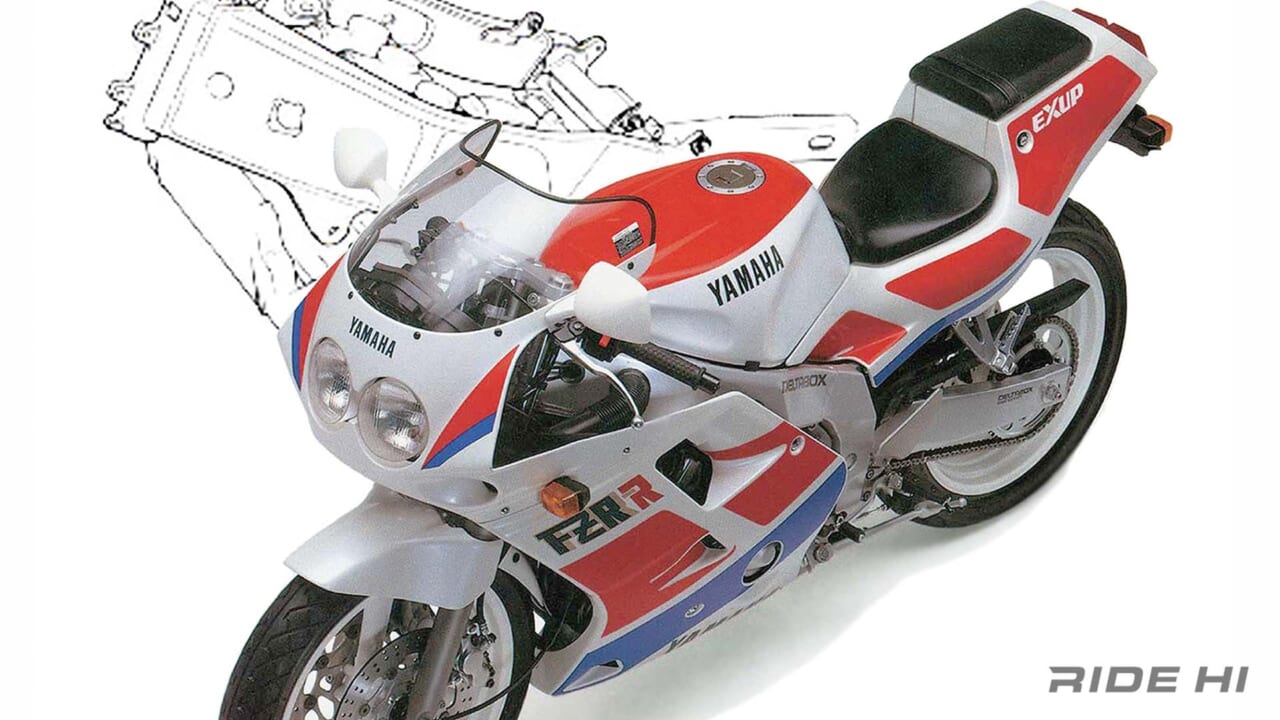 「贅沢三昧の軽二輪」250でアルミ鋼板溶接の400/750/1000と同じデルタBOXフレームを奢ったヤマハFZR250R！