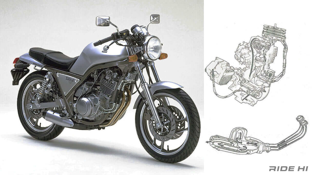 |【解せぬ……】ヤマハ「SRX400/600」(3SX・3NV)は2本サスをやめ、スーパーモノの領域となったのだがファンに好まれず