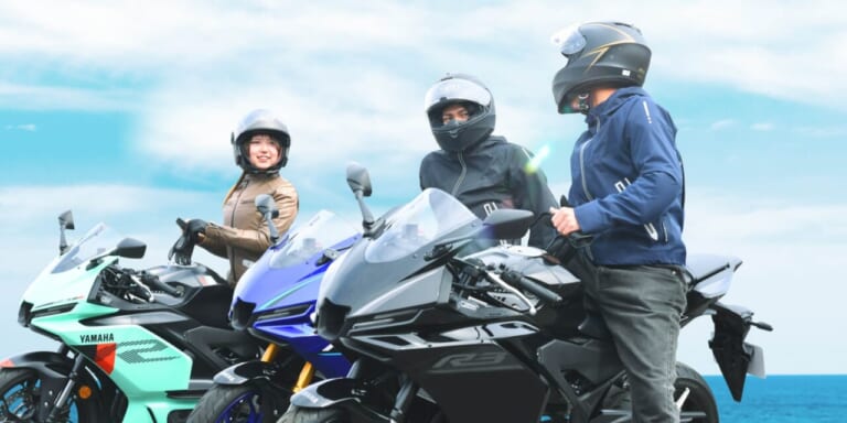 YAMAHA YZF-R3｜Y2K直撃カラーにスマホ充電もバッチリ! 街乗りもツーリングもこなす相棒、ヤマハ「YZF-R25/R3」2026年モデルが登場