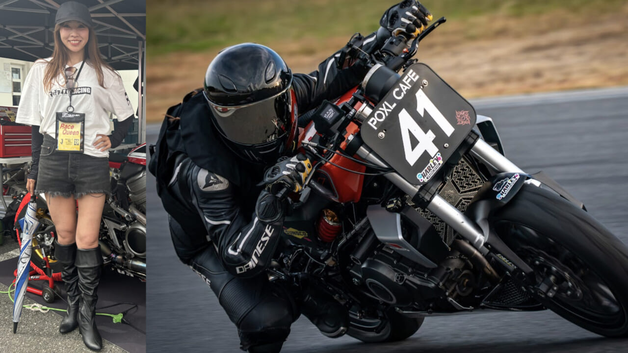 ｜レースクイーンより自分が走る方がいい! バイク女子デビューしてハーレーX350でMCFAJクラブマンロードレースに参戦してみた!!