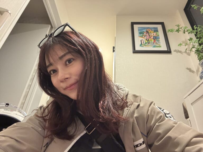 女優・指出瑞貴の「バイク×音楽×コーヒーdiary(仮）」｜女優・指出瑞貴の『バイク×音楽×コーヒーdiary(仮）』その１１~春一番！？モタサイからの愛車で整体メンテナンス。なんちゃってお花見ツー 