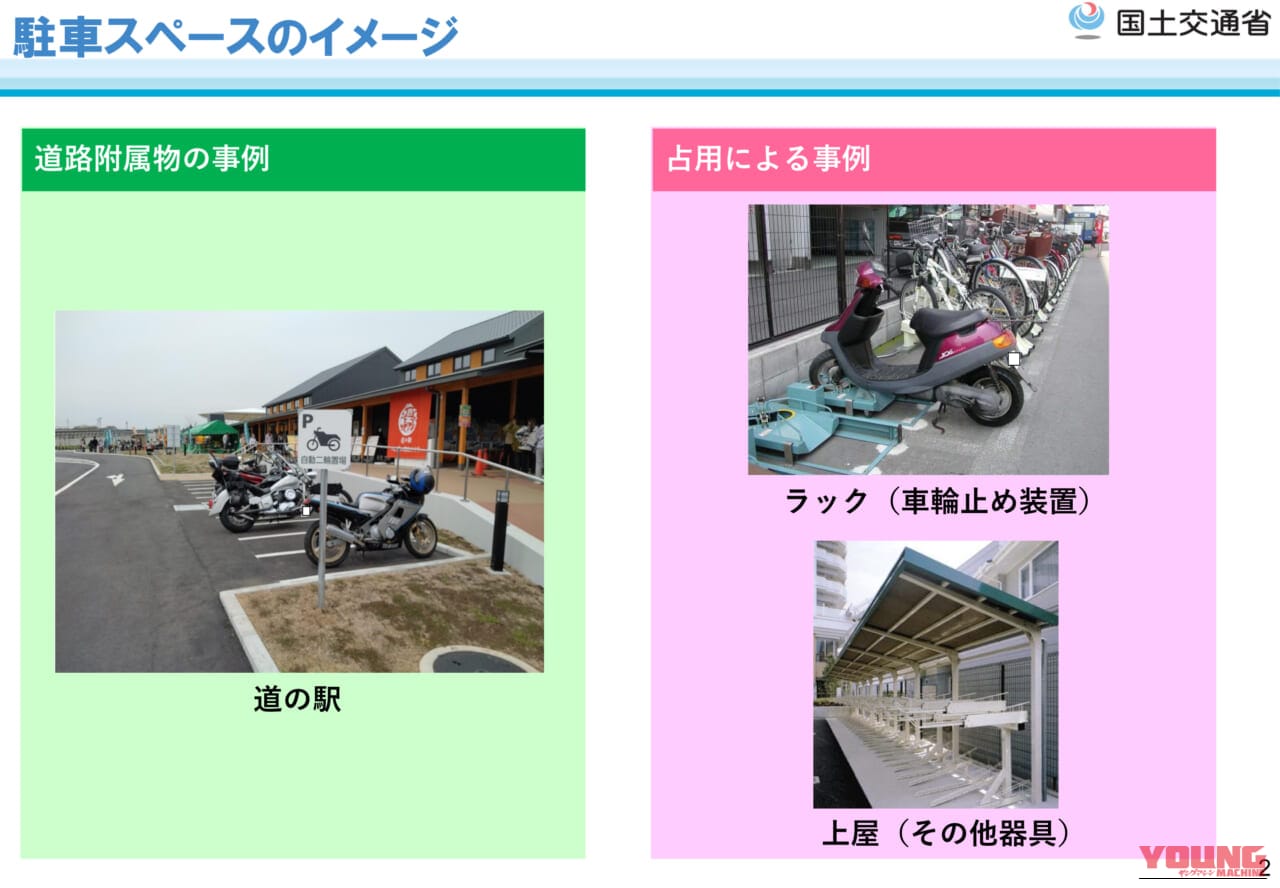 |国土交通省がバイク駐車場確保のための連絡会議を開催! 路上駐車場の活用にも期待!<前編>