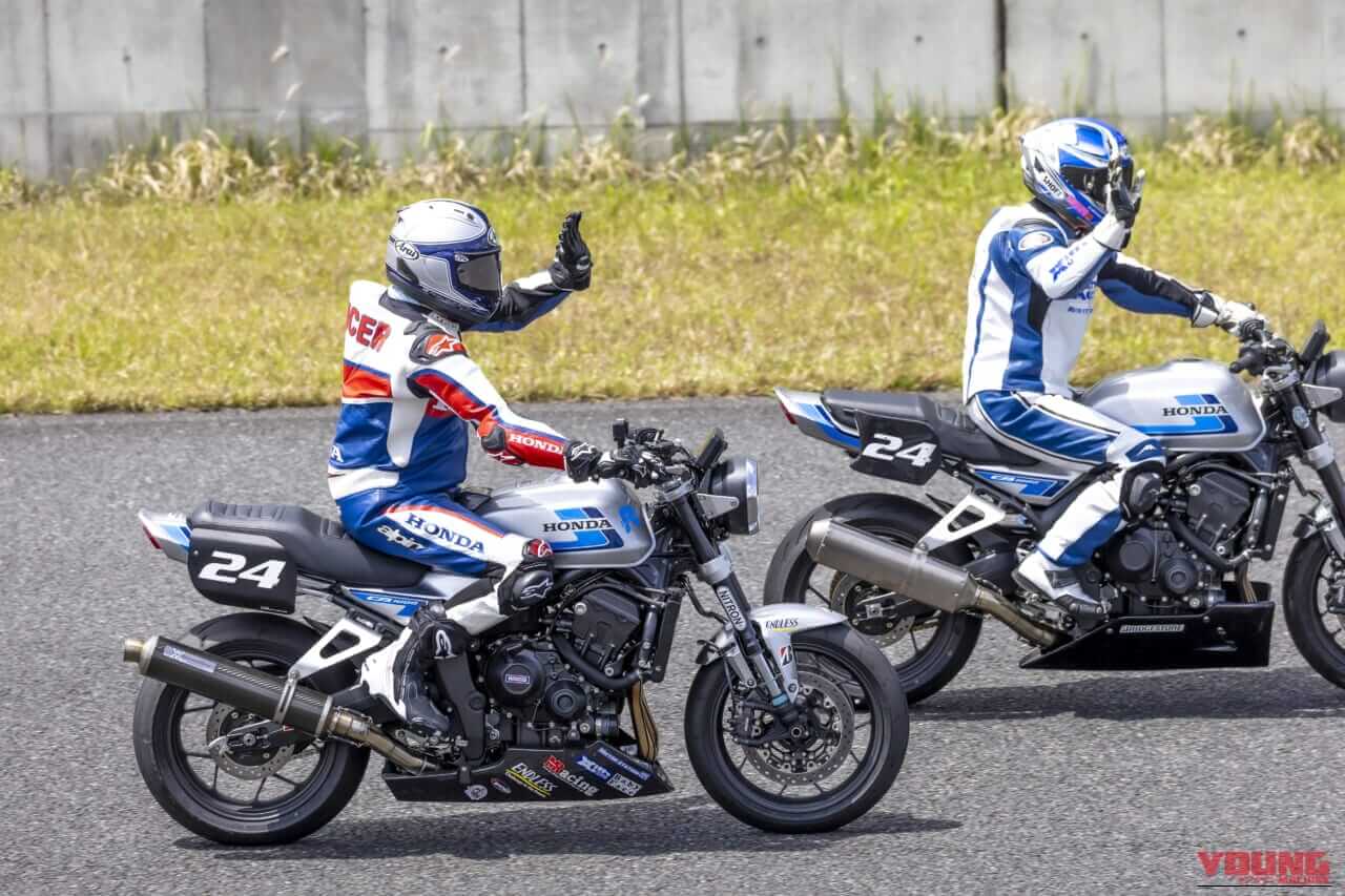 |【写真100枚】CBの祭典にフレディ・スペンサー降臨!CB1000Fレーサー#24で走ったぞ!【CBファンミーティング2026】