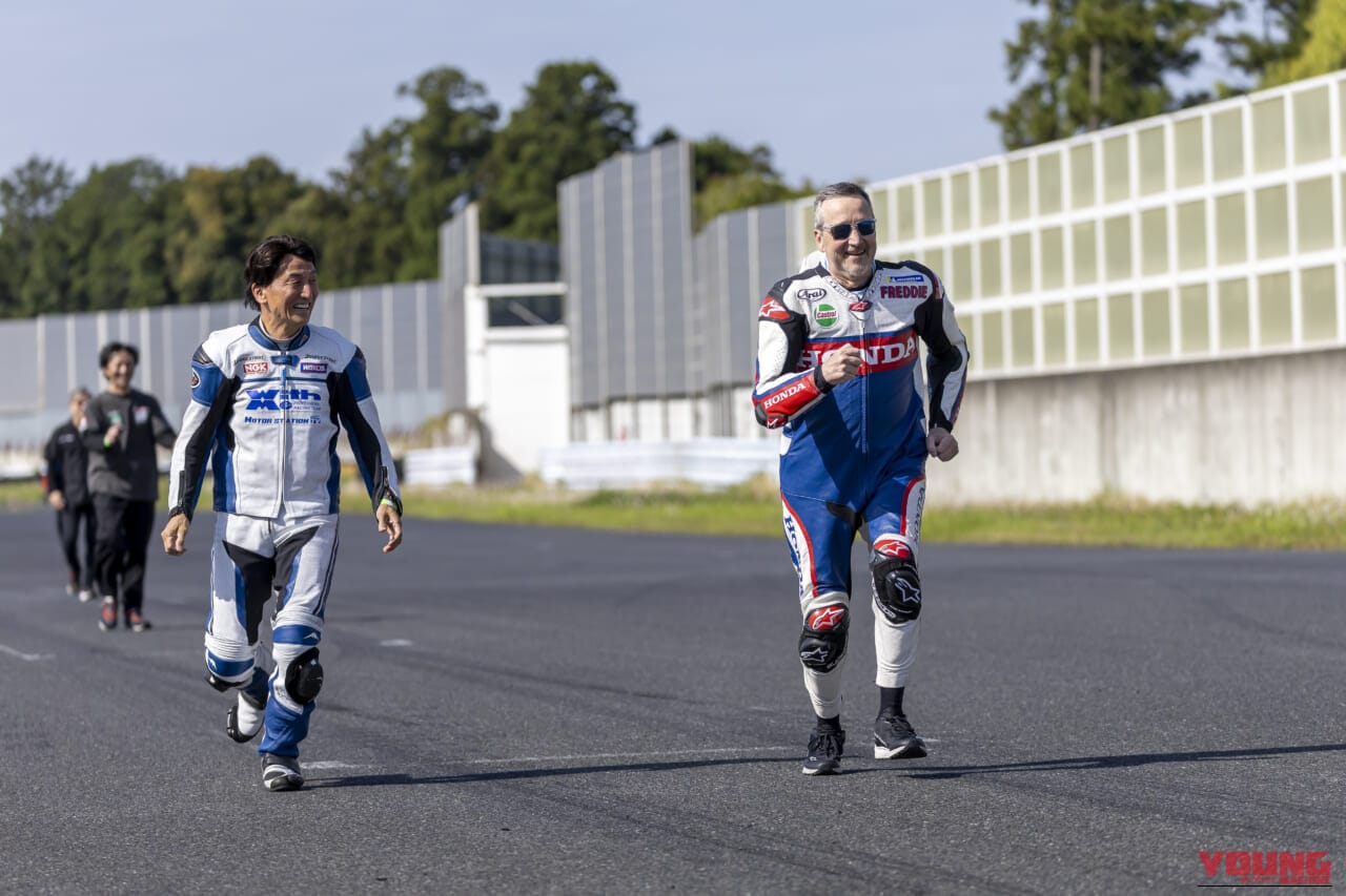 CBファンミーティング2026|【写真100枚】CBの祭典にフレディ・スペンサー降臨!CB1000Fレーサー#24で走ったぞ!【CBファンミーティング2026】