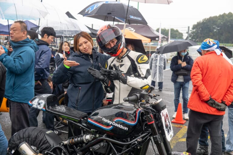 ハーレーダビッドソン｜X350｜レース｜ハーレーX350が雨のレースを制し2連覇! MCFAJクラブマンロードレース2025最終戦を振り返る