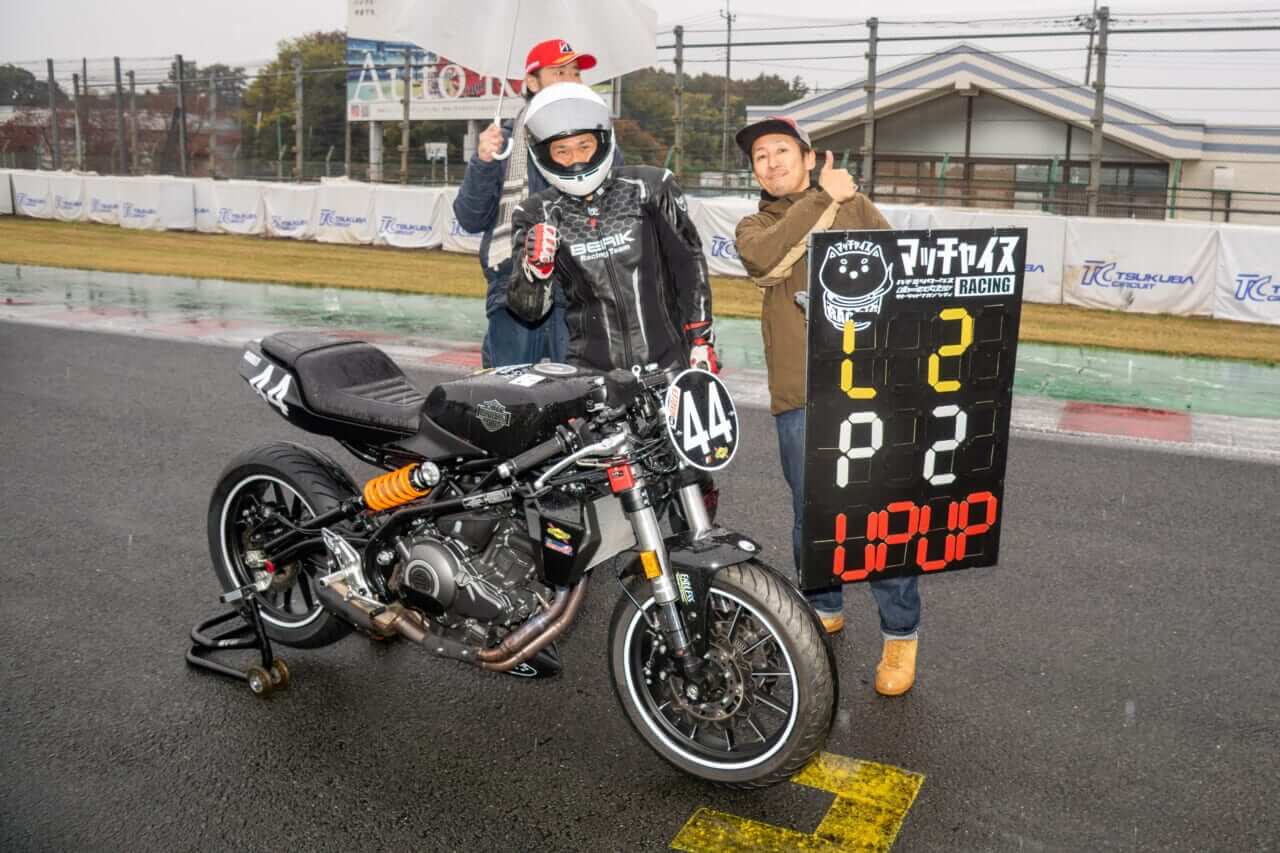ハーレーダビッドソン｜X350｜レース｜ハーレーX350が雨のレースを制し2連覇! MCFAJクラブマンロードレース2025最終戦を振り返る