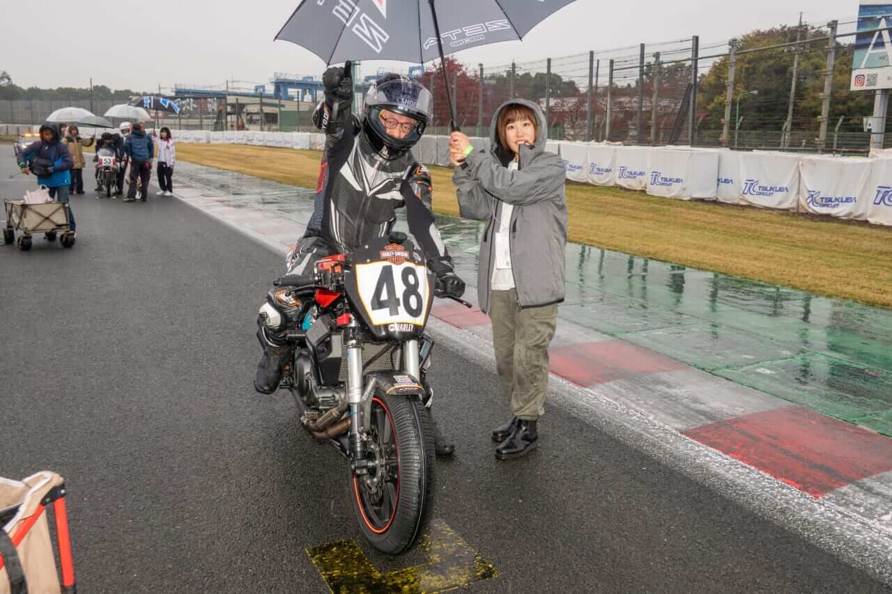 ハーレーダビッドソン｜X350｜レース｜ハーレーX350が雨のレースを制し2連覇! MCFAJクラブマンロードレース2025最終戦を振り返る