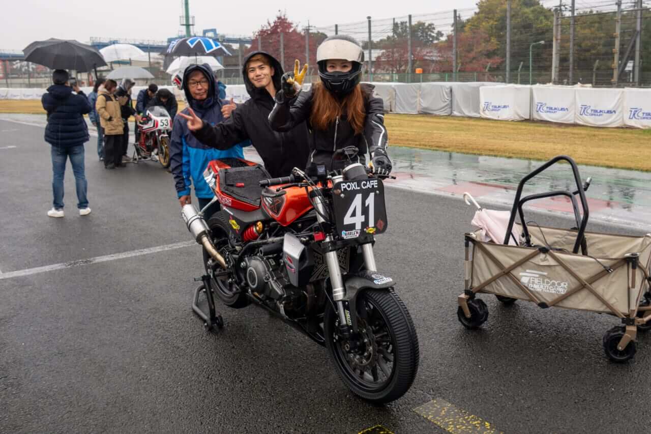 ハーレーダビッドソン｜X350｜レース｜ハーレーX350が雨のレースを制し2連覇! MCFAJクラブマンロードレース2025最終戦を振り返る