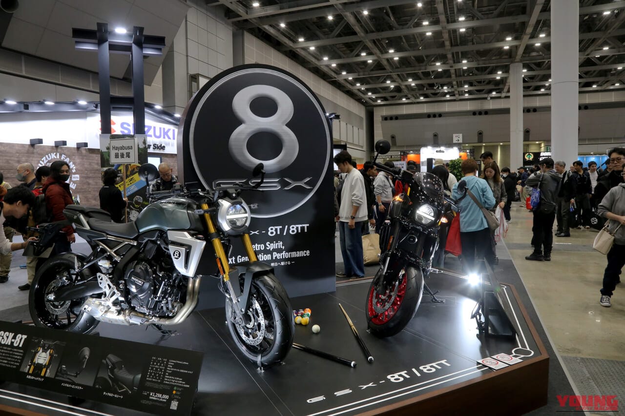 |国内未発売のSV-7GXにGSR-1000R、1月リリースのGSX-8T/8TT。スズキブースは今季注目マシン満載!【東京モーターサイクルショー振り返り】