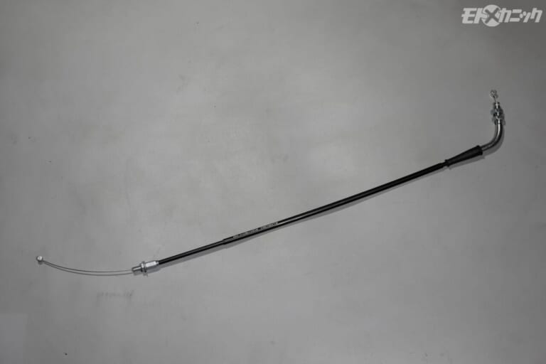 丸中洋行｜NTB規格部品｜オイルポンプケーブル｜金具形状や細部までノーマルにこだわって開発されたNSR250R用ケーブルの実力を専門店で検証
