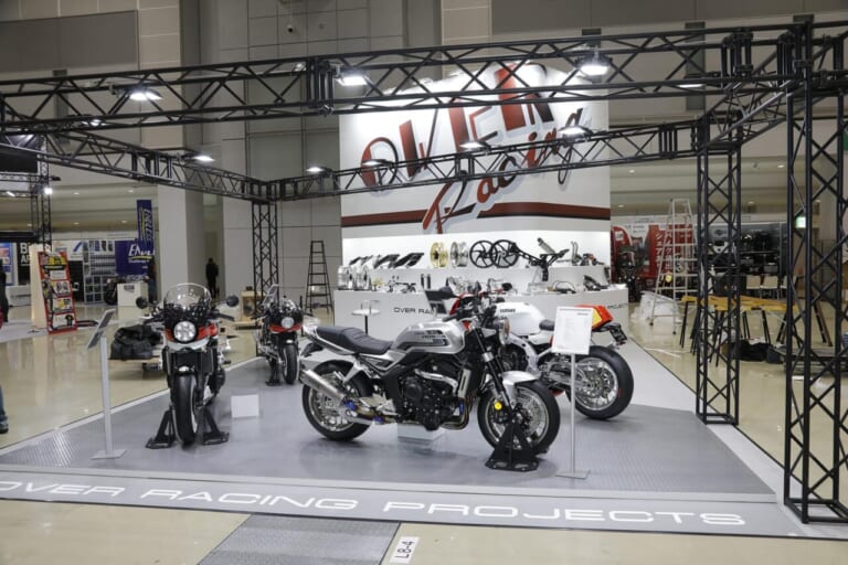 OVER Racing｜東京モーターサイクルショー｜ブース｜[CB1000Fカスタム]オーヴァーレーシングプロジェクツが仕上げたジェントルでスポーティなカスタム車