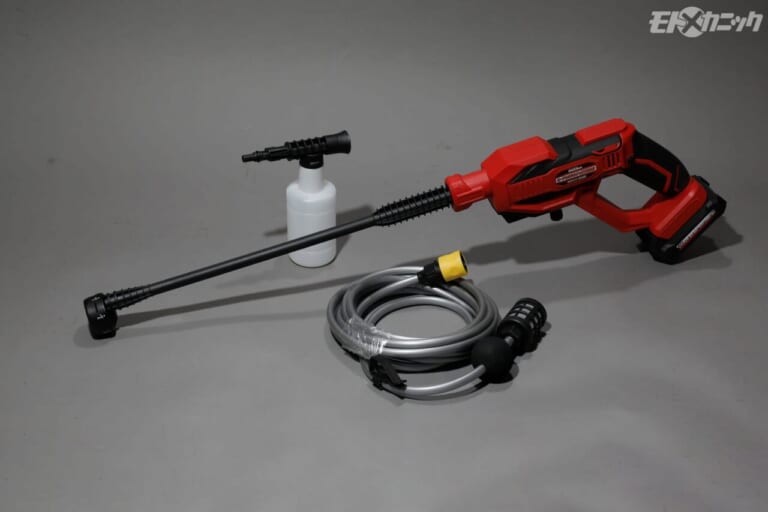 ストレート｜コードレスハンディ洗浄機18V[バッテリー・充電器付き]17-3400｜バイクいじり用にガレージにあったら便利な工具×12選＜ストレート＞