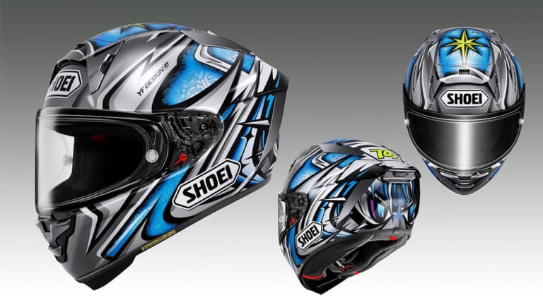 加藤大治郎選手レプリカ最新モデルがSHOEI「X-Fifteen」に登場！カラースキームはシルバー×ブルー