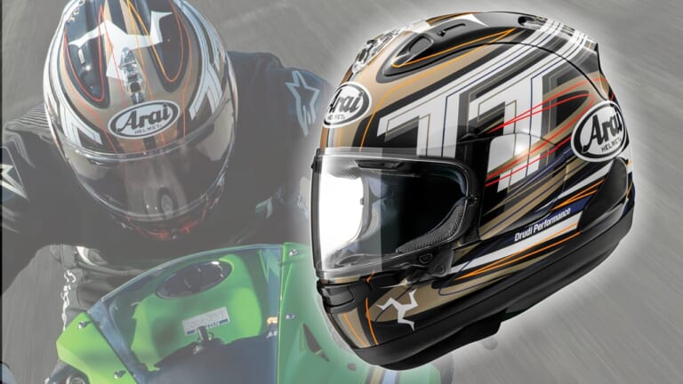 ARAI RX-7X IOM-TT26|レプリカからマン島TT仕様まで! 2026年5月に手に入れたい大注目の新型ヘルメット3選【SHOEI/HJC】