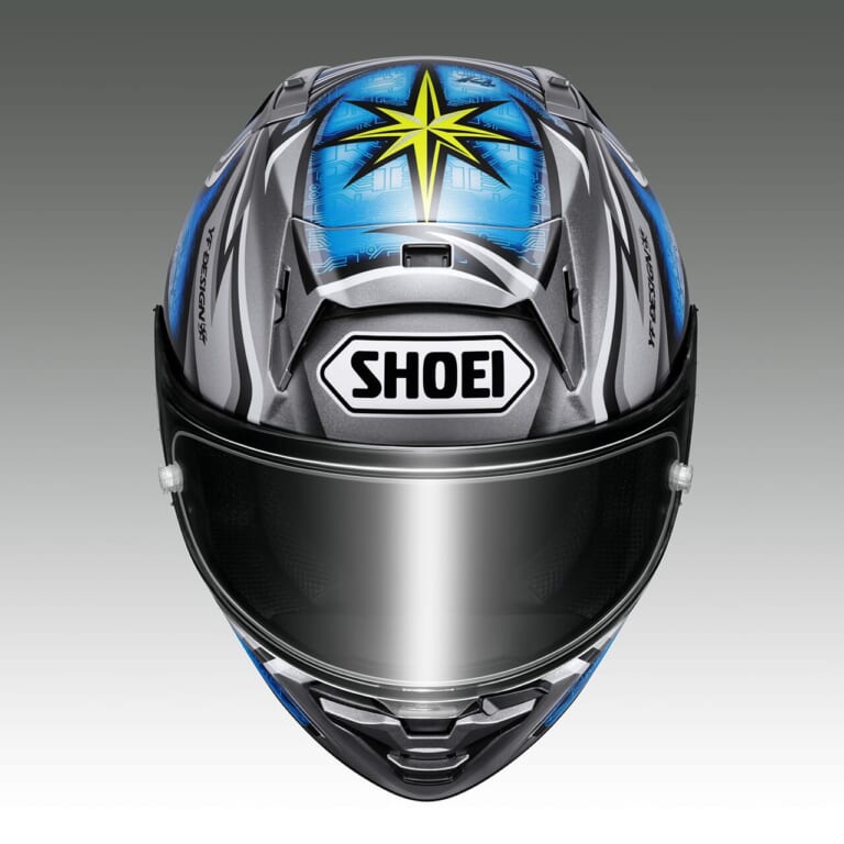 X-Fifteen DAIJIRO|加藤大治郎選手レプリカ最新モデルがSHOEI「X-Fifteen」に登場!カラースキームはシルバー×ブルー