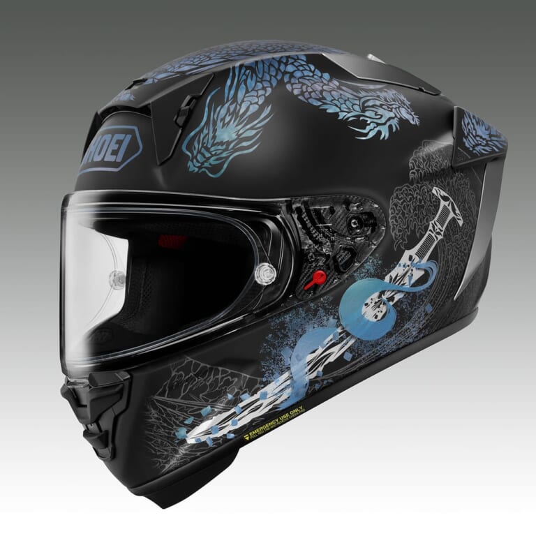 SHOEI X-Fifteen OROCHI [TC-11(BLACK/GREEN)] *NEW COLOR｜漆黒に映える”美しい輝き”！SHOEI X-Fifteen オロチに新色ブラック×グリーンが追加ラインナップ