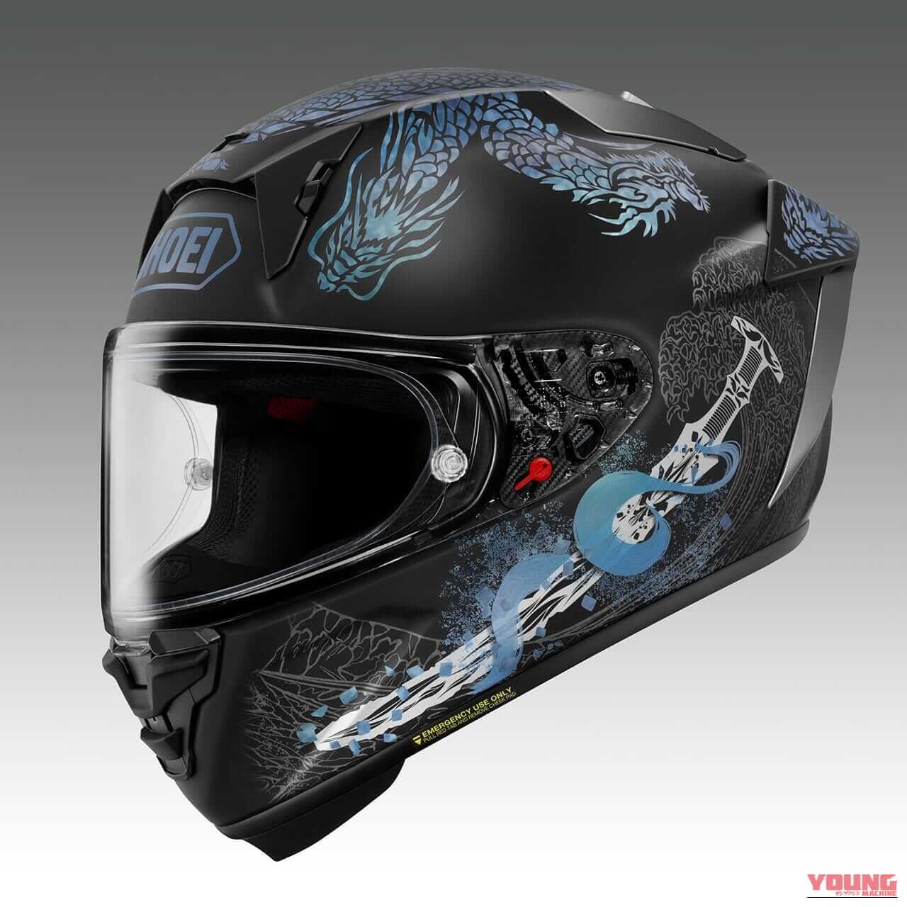 SHOEI X-Fifteen OROCHI [TC-11(BLACK/GREEN)] *NEW COLOR｜漆黒に映える”美しい輝き”！SHOEI X-Fifteen オロチに新色ブラック×グリーンが追加ラインナップ