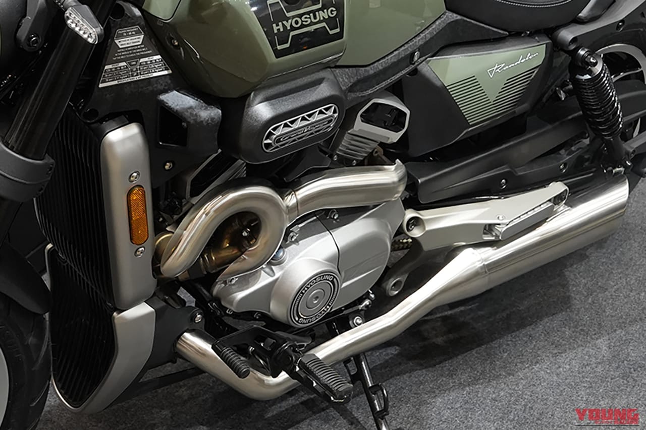 ｜貴重な250 Vツインクルーザーが上陸。ヒョースン GV250Xロードスター「カスタムモデルのような仕上がりと存在感」【東京モーターサイクルショー2026】