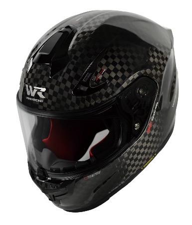 A-FORCE RR 12K|サーキット走行可!超軽量ドライカーボンヘルメット『A-FORCE RR 12K』。内装パッド「3D Air Tech」装備で夏でも快適だ!