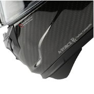 A-FORCE RR 12K|サーキット走行可!超軽量ドライカーボンヘルメット『A-FORCE RR 12K』。内装パッド「3D Air Tech」装備で夏でも快適だ!