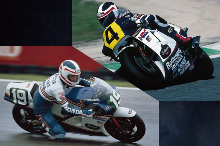 フレディ・スペンサーが語るWGPダブルタイトルの真実。1985年、NSR500とRS250R-Wで頂点に立った「伝説の裏側」【Hondaホームカミング熊本2025振り返り】