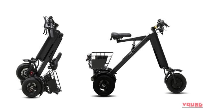 福田国際株式会社 SWIFT HORSE K3｜驚異の縦型収納でマンションでもOK。免許不要で坂道もグングン登れる、カーブも安心な電動トライクが先行販売中【3輪バイク:SWIFT HORSE K3】