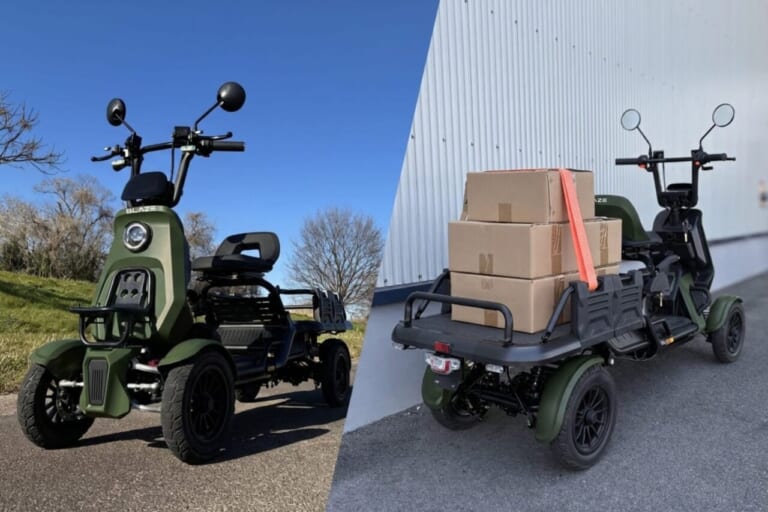 BLAZE e-CARGO|カゴ2個分の荷物も余裕で坂道もスイスイ! 免許不要の4輪モビリティ「ブレイズe-CARGO」があればで毎日のスーパー通いが圧倒的に楽しくなる【新型特定原付】