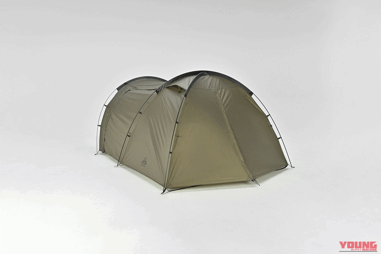 |広々前室+2ルーム構造をエントリー価格で実現! デイトナの新ツーリングテント「MAEHIRO DOME E」発売、グローブ対応アジャスター入り口など実用機能も採用