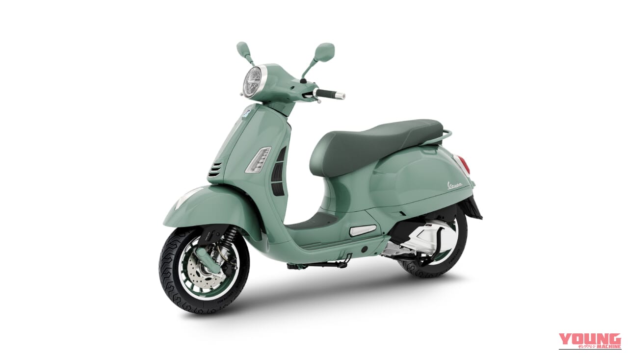 VESPA GTS 80TH｜街角の視線を独り占め! 専用装備と伝統カラーがもたらす、至福のスクーター。ベスパ生誕80年の集大成「GTS 80TH」登場【水冷278ccエンジン】