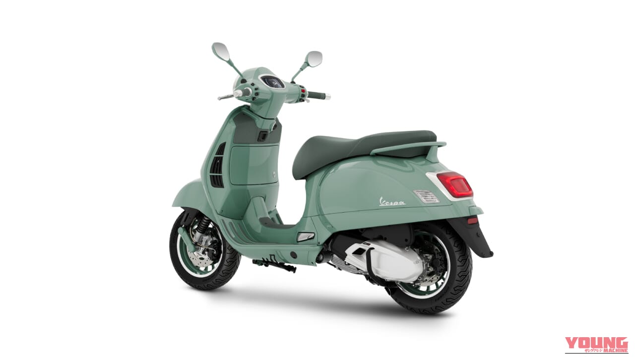 VESPA GTS 80TH|街角の視線を独り占め! 専用装備と伝統カラーがもたらす、至福のスクーター。ベスパ生誕80年の集大成「GTS 80TH」登場【水冷278ccエンジン】