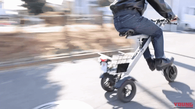 福田国際株式会社 SWIFT HORSE K3|驚異の縦型収納でマンションでもOK。免許不要で坂道もグングン登れる、カーブも安心な電動トライクが先行販売中【3輪バイク:SWIFT HORSE K3】