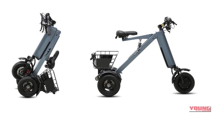 福田国際株式会社 SWIFT HORSE K3｜驚異の縦型収納でマンションでもOK。免許不要で坂道もグングン登れる、カーブも安心な電動トライクが先行販売中【3輪バイク:SWIFT HORSE K3】